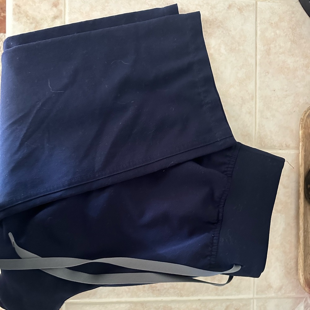 Navy FIGS LIVINGSTON scrub pants